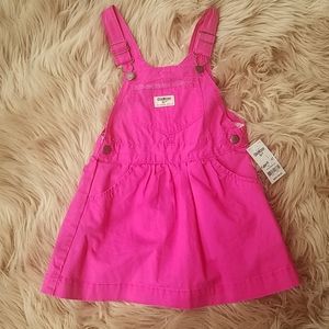 Oshkosh Pink Overall or Skirtall Dress